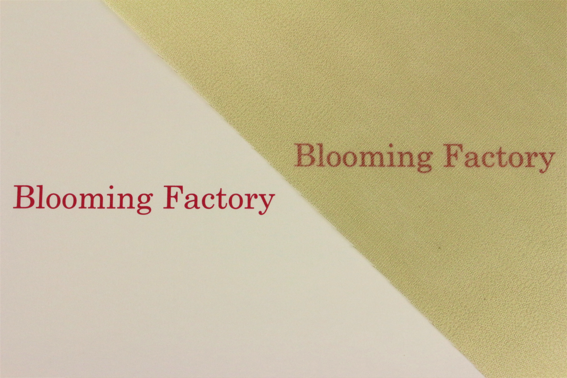 生地と染料の説明 | Blooming Factory（ブルーミングファクトリー）